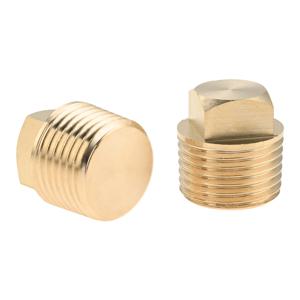 NPT 보트 플러그 솔리드 황동 드레인 플러그 플레어 튜브 피팅, 예비 가보드 드레인 플러그 키트, 대부분의 보트 선체 부품용, 1/2 인치, 2 개