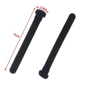 2PCS 블랙 인라인 스케이트 스트랩 스케이트 부츠 신발 에너지 T 모양 롤러 스케이트 버클 스트랩