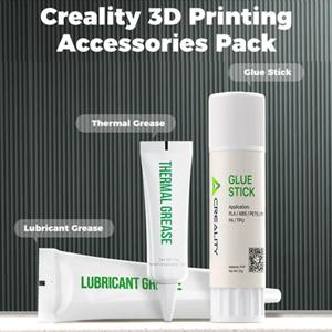 Creality 3D 인쇄 액세서리 팩 접착제 스틱 열 그리스 윤활제 그리스가 모두 3D 프린터용 하나의 패키지에 들어 있습니다.