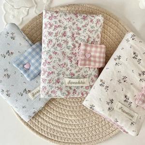 A6 수제 꽃무늬 클로버 북 재킷 오리지널 북 커버 휴대용 장부, 노트패드, 다이어리 보호 케이스