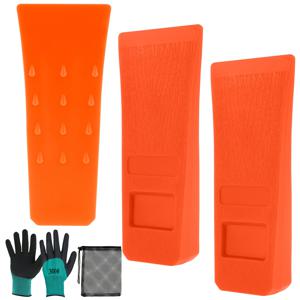 벌목 웨지 플라스틱 전기톱 웨지, 내마모성 나무 절단 웨지, 벌목 용품, 안전 전기톱 액세서리, 3 개