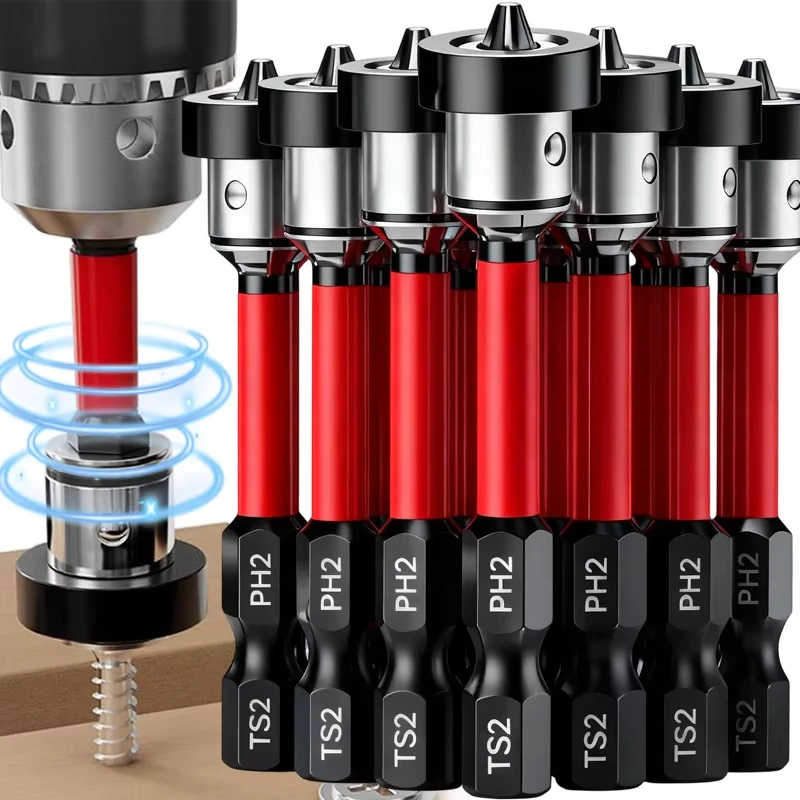 자석 위치 지정 드라이버 비트 S2 석고보드용 드라이월 스크류 위치 지정 비트 배치 헤드 드릴링 도구