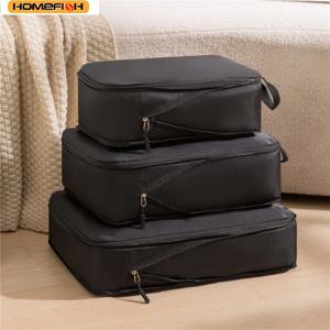 홈피쉬 3개/세트 여행용 압축형 다용도 여행 수납 가방 방수 여행 가방 휴대용 짐 정리함