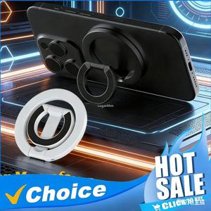 2026 새로운 마그네틱 폰 링 홀더 360 °   회전식 접이식 스탠드 양면 강력 자석 마그세이프 아이폰 삼성 홀더용