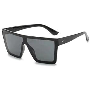 남녀공용 뉴 스퀘어 프레임 선글라스, 패션 트렌드 빈티지 UV400 블랙 실버 선글라스, 남성 여성용 아이웨어 쉐이드 2026