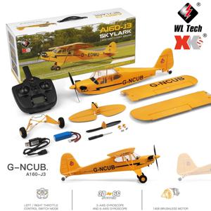 A160 WLtoys XKS 2.4G RC 비행기 650mm 윙스 팬 브러시리스 모터 원격 제어 비행기 3D/6G 시스템 폼 장난감 어린이 선물