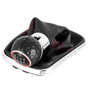 새로운 자동차 5/6 속도 12mm 기어 시프트 노브 레버 시프터 게이 터 부츠 폭스 바겐 폭스 바겐 골프 Bora Jetta GTi MK4 인테리어 액세서리