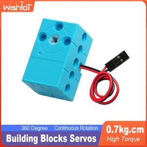 빌딩 블록 모터 연속 회전 느린 듀얼 출력, 높은 토크, 레고드와 호환 가능, 마이크로 비트 Geekservo, 0.7kg.cm, 360 °