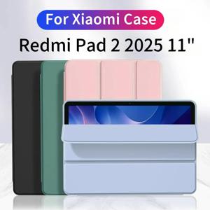레드미 패드 2 케이스 자동 웨이크 스탠드 태블릿 커버, 샤오미 레드미 패드 2 2025 케이스 11인치 마그네틱 스마트 케이스 액세서리