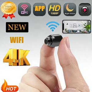 무선 카메라 4K 감시 보안 비디오 캠 야간 투시 동작 감지 캠코더 미니 캠 모니터 스마트 홈 2026 신제품