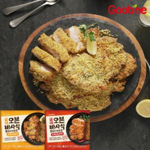 굽네 오븐바사삭 치킨 총 2팩 오리지널 1팩+스파이시 1팩