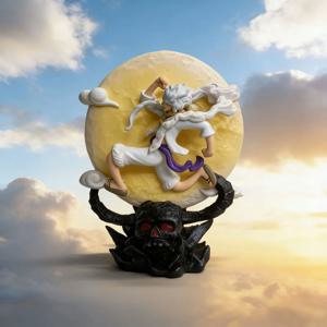 14cm 원피스 애니메이션 피규어 5기어 루피 달빛 속으로 날아가는 루피 액션 피규어 PVC 장식품 컬렉션 장난감