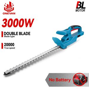 ONEVAN 3000W 전기 울타리 트리머 휴대용 무선 가지치기 톱 정원 울타리 가지치기 트리머 Makita 배터리 핀 용 전동 공구