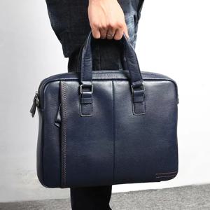 2025 새로운 브랜드 럭셔리 암소 정품 ​​가죽 비즈니스 남성 서류 가방 남성 숄더 가방 남성 메신저 가방 스트라이프 토트 컴퓨터 가방