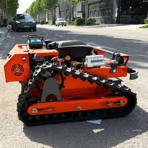 맞춤형 CE 인증 신규 디자인 절단 폭 500mm 자주식 크롤러 디자인 원격 제어 잔디 깎는 로봇