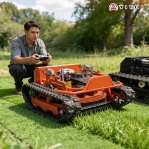 맞춤형 원격 조종 농업용 고무궤도 잔디깎이 전지형 자주식 제로턴 할인가