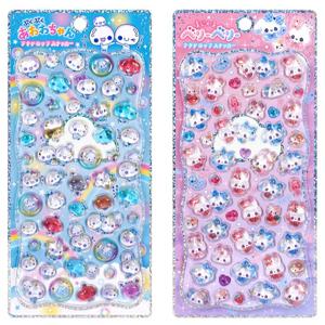 3D 드롭 릴리프 스티커 - 일본 스타일 만화 DIY 스크랩북킹 저널링 문구류, 다이어리 장식용 귀여운 스티커