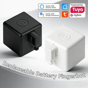 투야 지그비 3D DIY 핑거봇 플러스 스마트 버튼 푸셔 원격 스위치 로봇 (커피, PC, 알렉사, 구글 음성 제어 허브 필요)