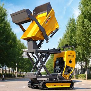 빠른 배달 미니 덤퍼 EPA EURO 5 고품질 저렴한 미니 덤퍼 트럭 HUAYEE 공장 사용자 정의 500kg 소형 크롤러 덤퍼