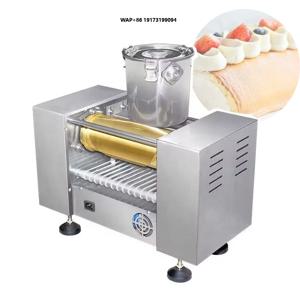 상업용 케이크 기계 두리안 말차 팬케이크 자동 천겹 크레페 생일 케이크 제조기