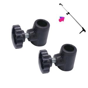 2Pcs 블랙 캐러밴 플라스틱 창 스테이 잠금 수리 교체 도구 손잡이 캠핑카 캠핑카 액세서리 텔레스코픽로드 리미트 손잡이