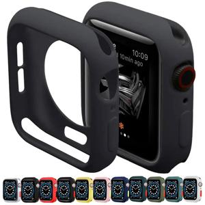 애플 워치용 실리콘 케이스, 보호 쉘 커버, 아이워치 시리즈 울트라 2, 49mm, 애플 워치 9, 8, 7, 6, 5, 4, se, 45mm, 41mm, 44mm, 40mm, 42mm, 38mm