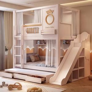 북유럽 스타일 확장형 어린이 침대 장식 수납 맞춤 디자인 어린이 침대 공주 소녀 모던 레티노 페르 밤비니 가구 홈