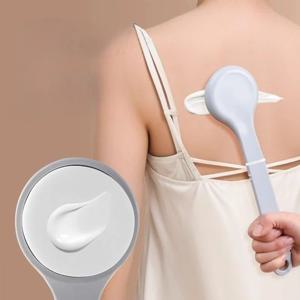 1Pcs 다기능 로션 선 스크린 연고 애플리케이터 롱 핸들 바디 클리너 샤워 브러시 선 스크린 백 애플리케이터