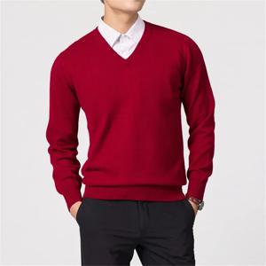 양모 남성용 스웨터 v 넥 풀오버 캐시미어 뜨개질 핫 세일 봄 가을 스웨터 니트웨어 고품질 점퍼 의류