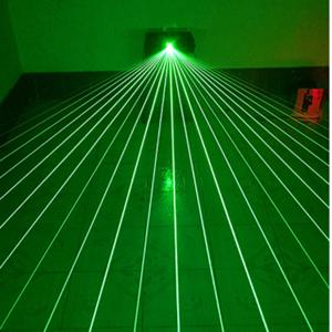 방열판, 녹색광, 저녁 레이저 광이 포함된 532nm 50mW 팬 모양의 녹색 레이저 모듈