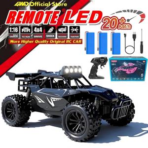 1:16 RC카 무선 조종 자동차 2륜 구동 라디오 버기 트럭 드리프트 레이싱 등반 오프로드 차량 야외 장난감 (남아용)