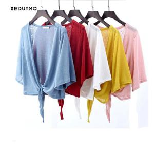 SEDUTMO 여성용 시폰 블라우스, 기모노 가디건 튜닉 화이트 블라우스, 보호 탑, 플러스 사이즈 비치 셔츠, ED233, 가을, 2018 여름