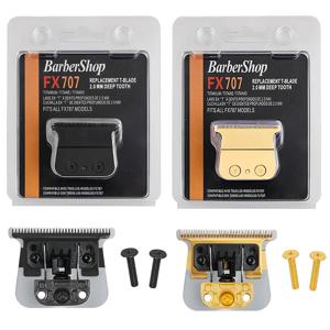 Barbershop FX707 Babyliss Hair Clipprer FX787 FX726 FX787Z 용 내구성 금속 전문 헤어 클리퍼 교체 블레이드 세트