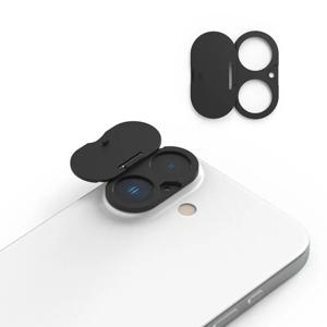 보호용 뒷면 웹캠 커버 스티커 긁힘 방지 카메라 렌즈 캡 iPhone 16/16Plus 용 플라스틱 전화 렌즈 개인 정보 보호 장치