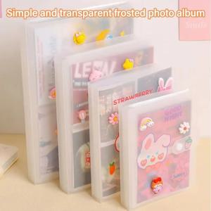 3/4/5/6/7 인치 80/160 슬롯 투명 사진 앨범 아이돌 Photocard 홀더 사진 앨범 사진 카드 홀더 수집 도서