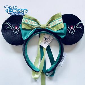 디즈니 겨울왕국 안나 헤어밴드 꽃 망토 귀 장식 판타지 스프링스 플러시 헤어밴드