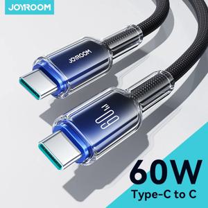 조이룸 PD 100W/60W 타입 C 고속 충전 데이터 케이블 (아이폰 16/15, 화웨이, 삼성, 샤오미, 맥북 프로용 USB C 충전 케이블)