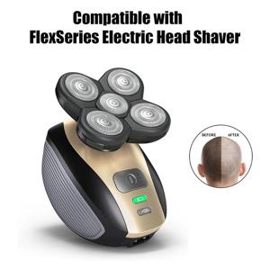 1팩 교체용 면도기 헤드 전기 면도기 5D 독립형 5중 커터 플로팅 헤드 스테인리스 스틸 면도날