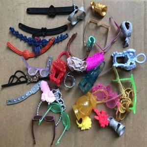몬스터 하이 인형 목걸이 허리띠 머리띠 랜턴 안경 인형 장식품 컬러풀 인형 부품 액세서리