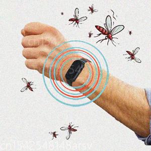 모기퇴치 손목밴드 물리적 초음파 무화학 스포츠 효율적인 모기퇴치 팔찌 가정용 야외용