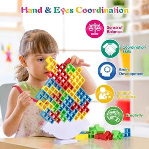 밸런스 스태킹 블록 게임, 성인 및 어린이 보드 게임, 팀 타워 롤링 자이언트 스태킹 게임, 가족 모임 보드 게임