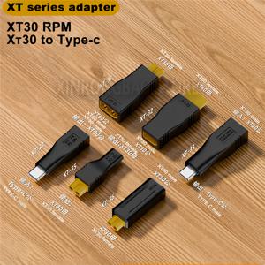 USB C - XT60 어댑터 타입-C - XT30 암/수 100W 20V/5A 충전 커넥터 (RC 모델 에너지 저장 장치 및 노트북용)