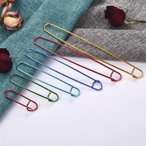 2/6개 세트 바느질 마커 스티치 홀더 바늘 클립 안전핀 뜨개질 손뜨개 공예 바느질 도구 액세서리