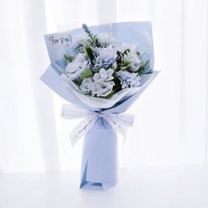 유치원 초등 어린이 졸업 수료 입학 축하 꽃 졸업식 수료식 입학식 선물 미니 조화 꽃다발 학예회