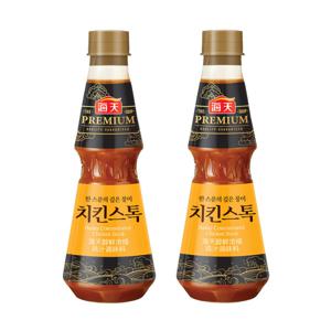 (소비기한 임박 7/20) 해천 치킨스톡 540g 2개