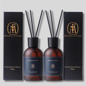 메모리오브퓸 실내 디퓨저 인테리어 고급선물 호텔 방향제 플라워시트러스 200ml 2개