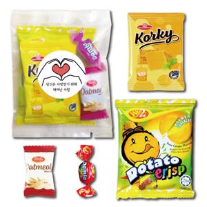 단체 학교 시험 응원 간식선물세트 답례품 구디백 파우치 홍보 전단 간식  스티커 무료 제작 단체 주문 환영