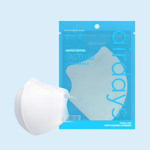 에어데이즈 슬림핏 쿨 대형 화이트 냉감마스크 50매