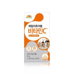비타민뱅크 패밀리츄어블 비타민C 망고파인애플맛 90정 x2개