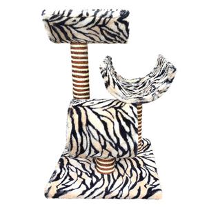 뉴트리오 지브라 미니 캣타워 NC- 101 튼튼한 고양이캣타워 스트레스 해소 고양이 놀이터